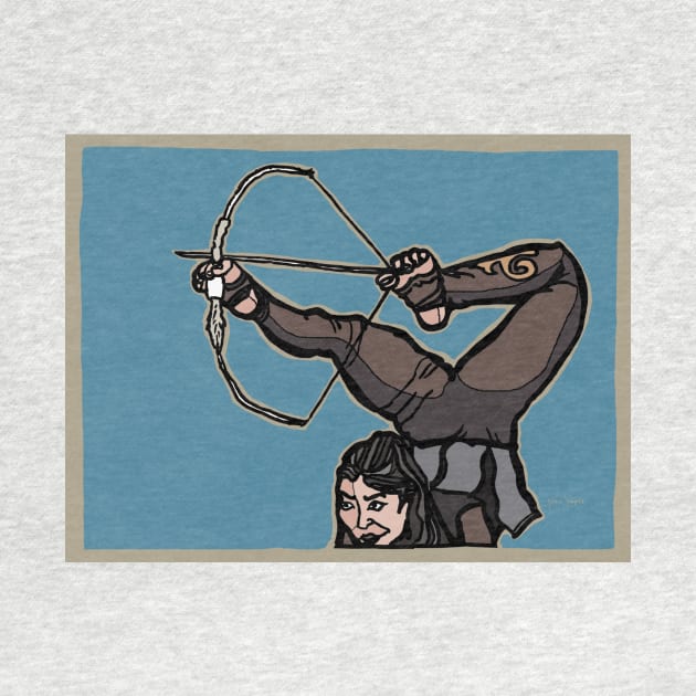 Central Asian Archer by JSnipe